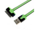 USB Πλακέ Καλώδιο Apple - Πράσινο